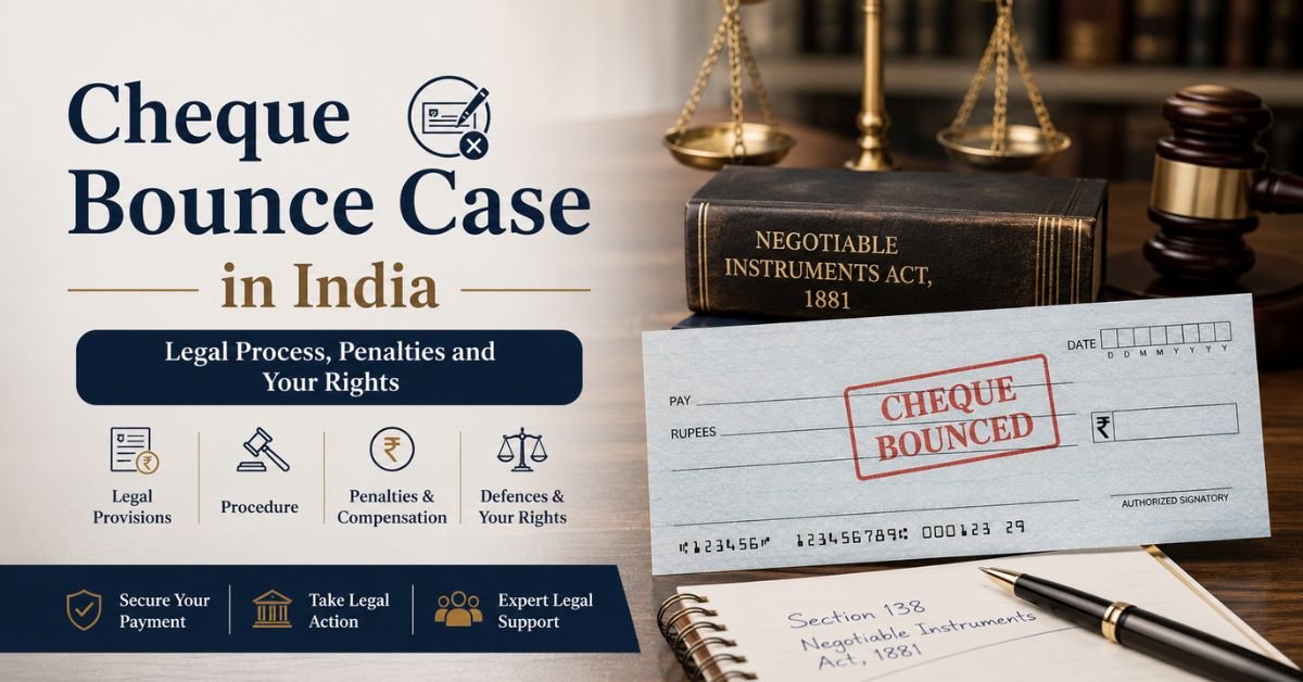 Cheque Bounce Case in India: Process, Penalty and Legal Remedies