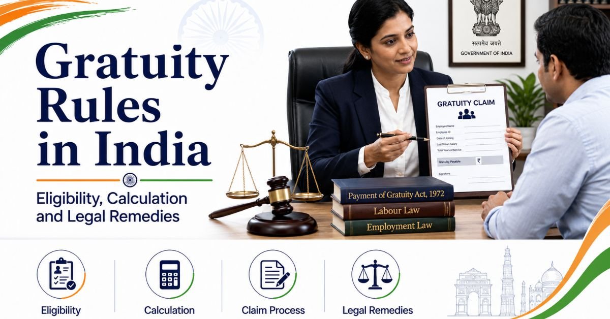 Gratuity Rules in India: Eligibility, Calculation and Legal Remedies