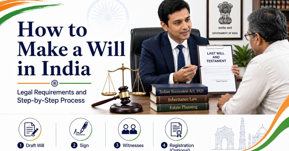 How to Make a Will in India: Legal Requirements and Step-by-Step Process